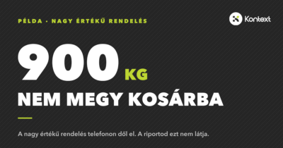 nagy értékű termék eladása