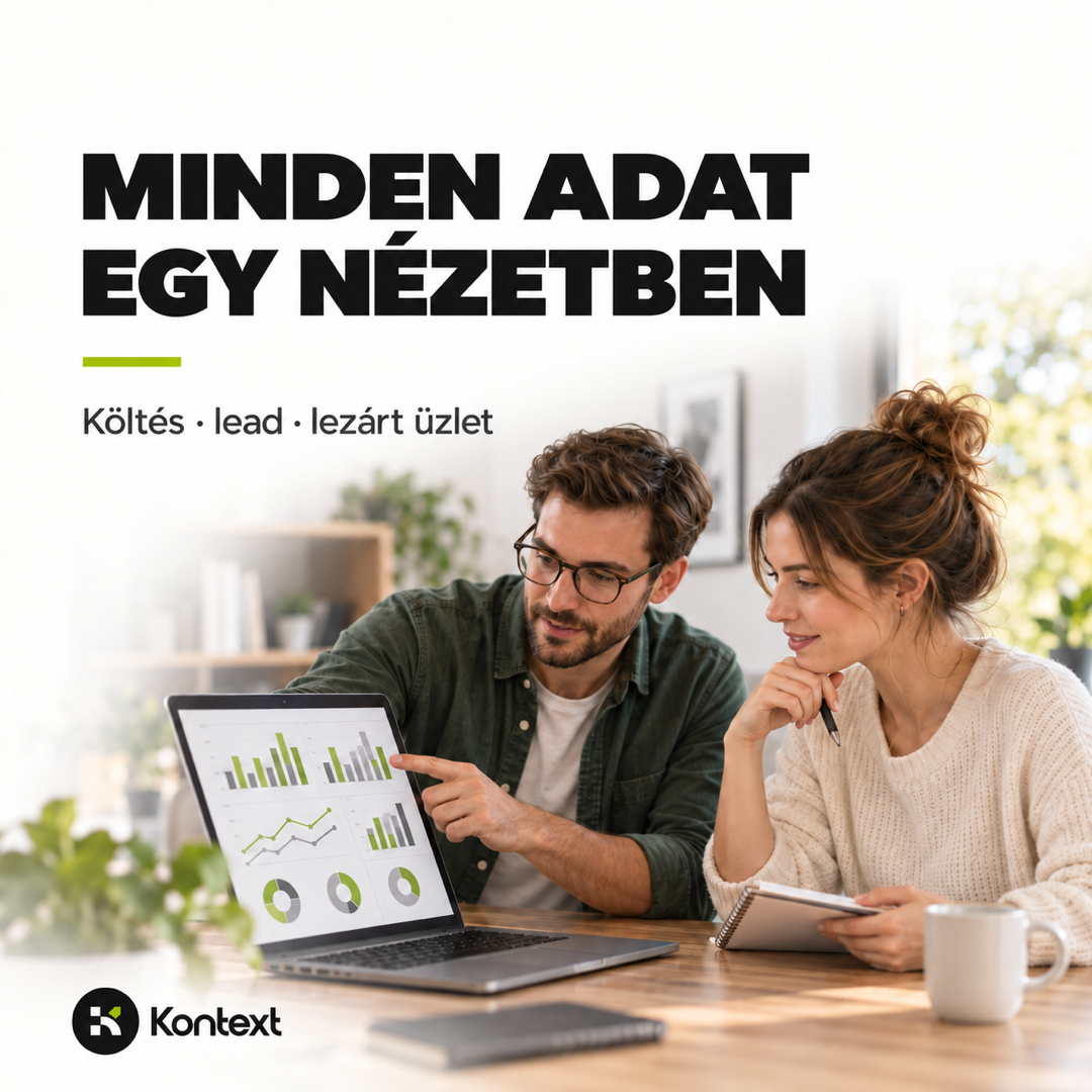 Két marketinges a kampányköltést, a leadeket és a lezárt üzleteket összevető irányítópultot elemzi.